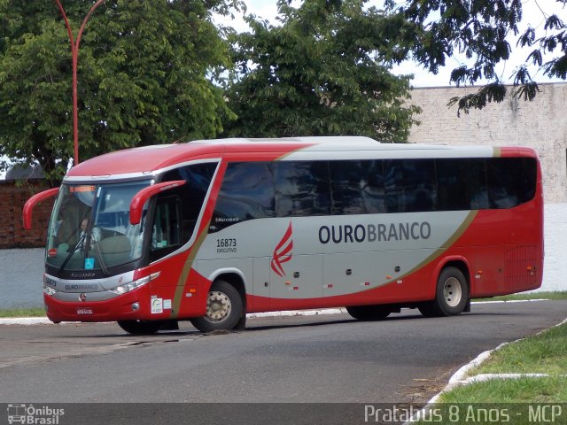 Viação Ouro Branco 16873 na cidade de Ourinhos, São Paulo, Brasil, por Cristiano Soares da Silva. Número da foto: #2104796.