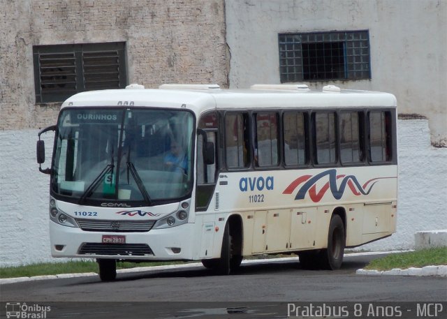 AVOA - Auto Viação Ourinhos Assis 11022 na cidade de Ourinhos, São Paulo, Brasil, por Cristiano Soares da Silva. Número da foto: #2104741.