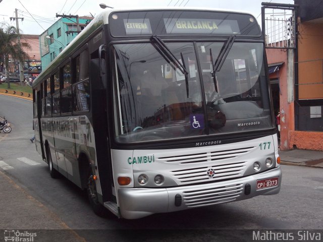 Auto Viação Cambuí 177 na cidade de Bragança Paulista, São Paulo, Brasil, por Matheus Silva. ID da foto: 2106943.