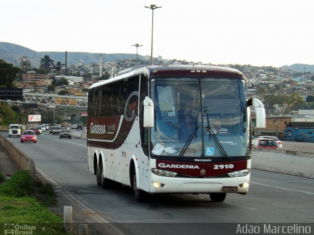 Expresso Gardenia 2910 na cidade de Belo Horizonte, Minas Gerais, Brasil, por Adão Raimundo Marcelino. Número da foto: #2106557.