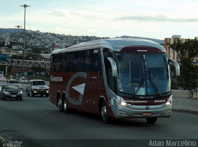 Expresso Gardenia 3950 na cidade de Belo Horizonte, Minas Gerais, Brasil, por Adão Raimundo Marcelino. ID da foto: 2106552.