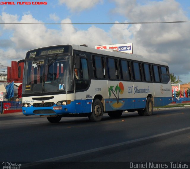 El Shammah Transporte e Turismo ES103 na cidade de Maceió, Alagoas, Brasil, por Daniel Nunes Tobias. Número da foto: #2106692.