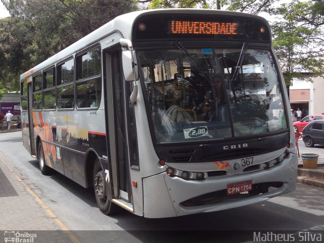 Nossa Senhora de Fátima Auto Ônibus 367 na cidade de Bragança Paulista, São Paulo, Brasil, por Matheus Silva. Número da foto: #2106970.
