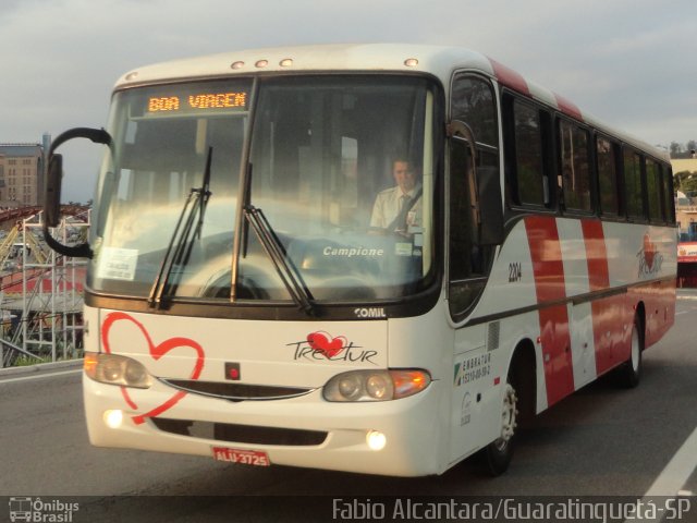 Trectur 2204 na cidade de Aparecida, São Paulo, Brasil, por Fabio Alcantara. Número da foto: #2105426.