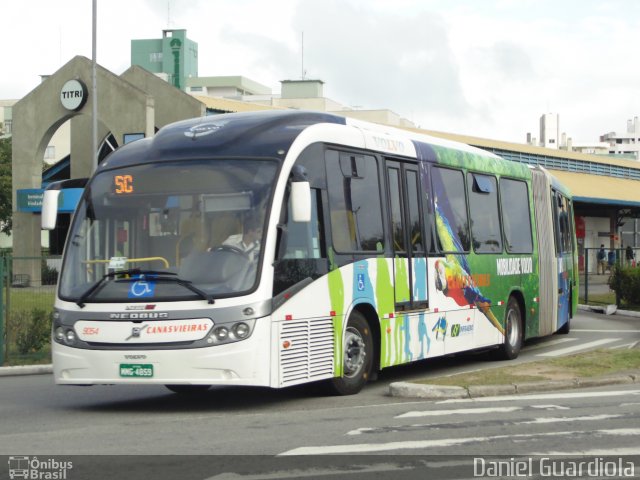 Canasvieiras Transportes 9054 na cidade de Florianópolis, Santa Catarina, Brasil, por Daniel Guardiola. Número da foto: #2106490.