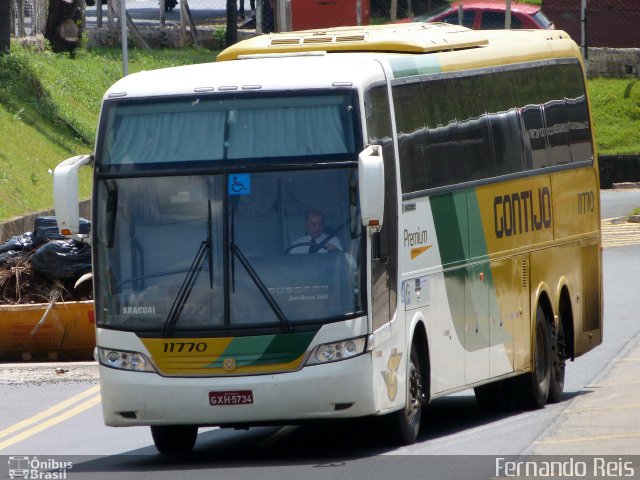 Empresa Gontijo de Transportes 11770 na cidade de Ribeirão Preto, São Paulo, Brasil, por Fernando Reis. Número da foto: #2105484.