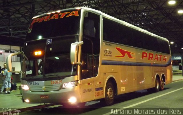Expresso de Prata 260139 na cidade de Bauru, São Paulo, Brasil, por Adriano Moraes dos Reis. Número da foto: #2106898.
