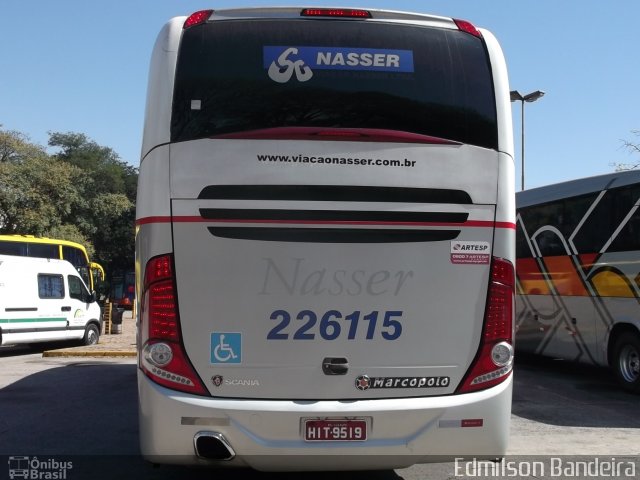 Viação Nasser 226115 na cidade de São Paulo, São Paulo, Brasil, por Edmilson Bandeira. Número da foto: #2105821.