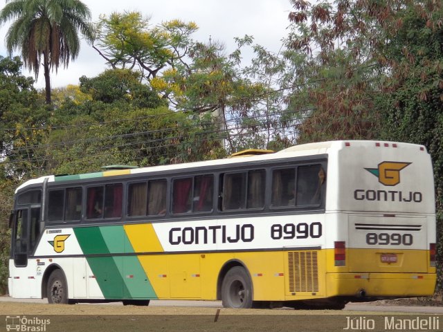 Empresa Gontijo de Transportes 8990 na cidade de Belo Horizonte, Minas Gerais, Brasil, por Júlio  Mandelli. ID da foto: 2105085.