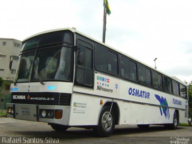 Osmatur Turismo 0387 na cidade de São Paulo, São Paulo, Brasil, por Rafael Santos Silva. ID da foto: 2106553.