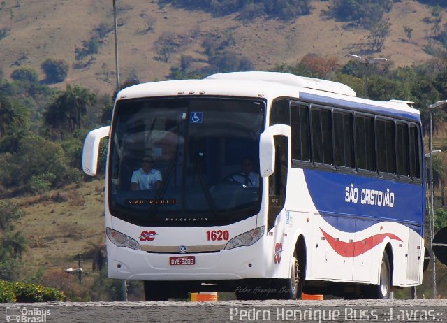Viação São Cristóvão 1620 na cidade de Ribeirão Vermelho, Minas Gerais, Brasil, por Pedro Henrique Gumercindo da Silva. Número da foto: #2105861.