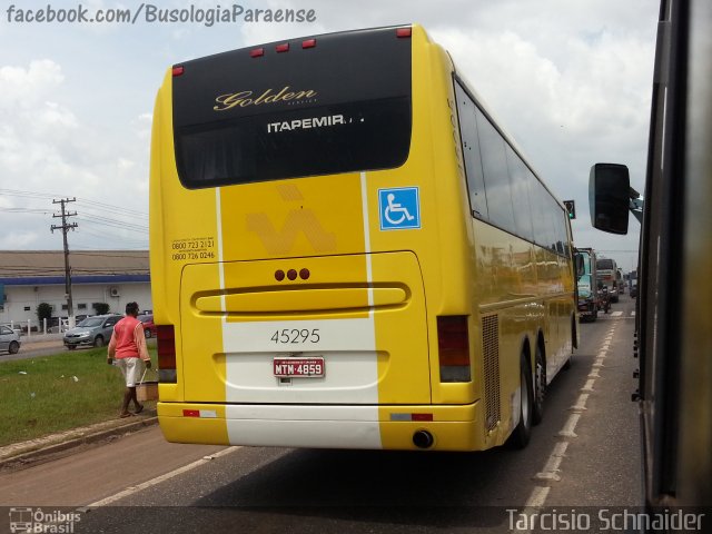 Viação Itapemirim 45295 na cidade de Ananindeua, Pará, Brasil, por Tarcisio Schnaider. Número da foto: #2108006.