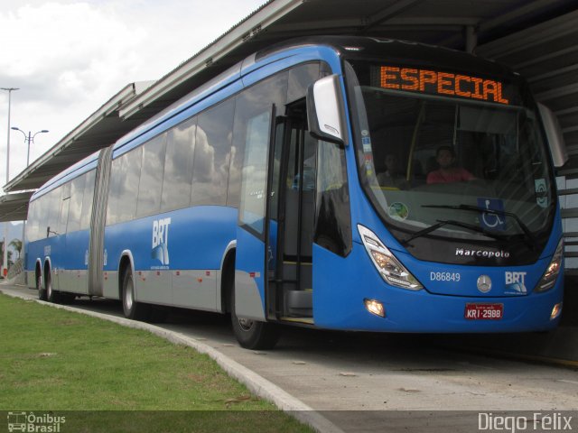Auto Viação Jabour D86849 na cidade de Rio de Janeiro, Rio de Janeiro, Brasil, por Diego Félix de Araujo. Número da foto: #2107891.