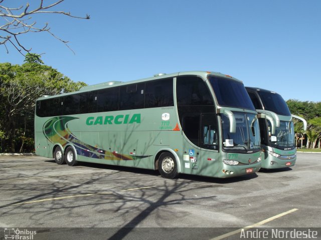 Viação Garcia 7717 na cidade de Pontal do Paraná, Paraná, Brasil, por André Nordeste. Número da foto: #2107158.