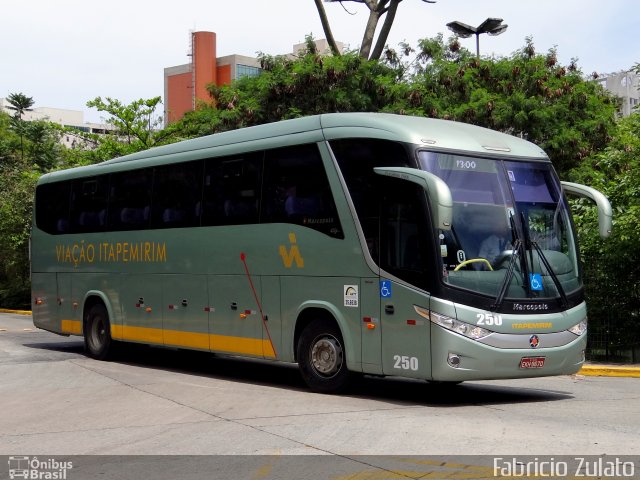 Viação Itapemirim 250 na cidade de São Paulo, São Paulo, Brasil, por Fabricio Zulato. ID da foto: 2108565.