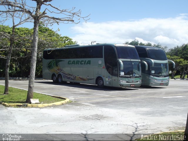 Viação Garcia 7717 na cidade de Pontal do Paraná, Paraná, Brasil, por André Nordeste. Número da foto: #2107168.
