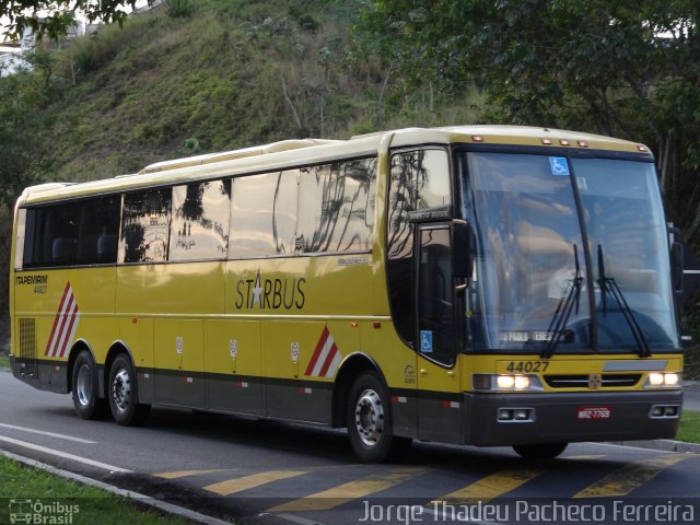 Viação Itapemirim 44027 na cidade de Barra do Piraí, Rio de Janeiro, Brasil, por Jorge Thadeu Pacheco Ferreira. Número da foto: #2108916.