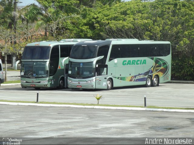 Viação Garcia 7067 na cidade de Pontal do Paraná, Paraná, Brasil, por André Nordeste. Número da foto: #2107173.