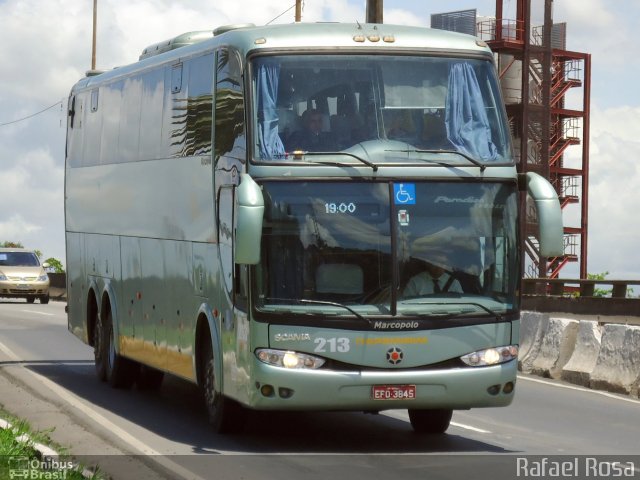 Viação Itapemirim 213 na cidade de Vitória, Espírito Santo, Brasil, por Rafael Rosa. ID da foto: 2109707.