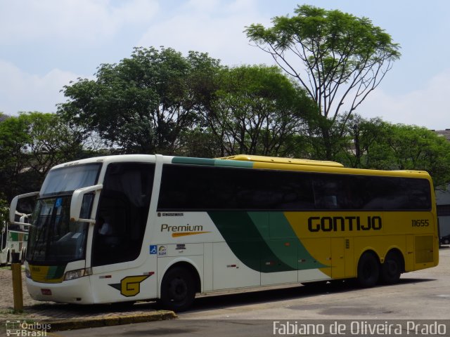 Empresa Gontijo de Transportes 11655 na cidade de São Paulo, São Paulo, Brasil, por Fabiano de Oliveira Prado. ID da foto: 2109830.