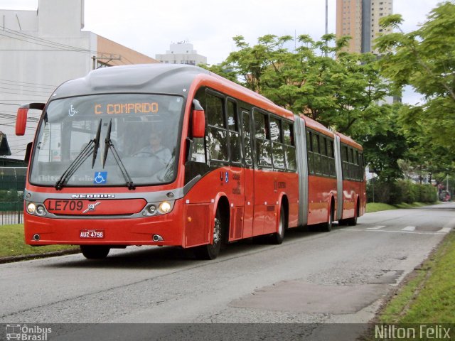 Araucária Transportes Coletivos LE709 na cidade de Curitiba, Paraná, Brasil, por Nilton Félix da Silva. Número da foto: #2109720.