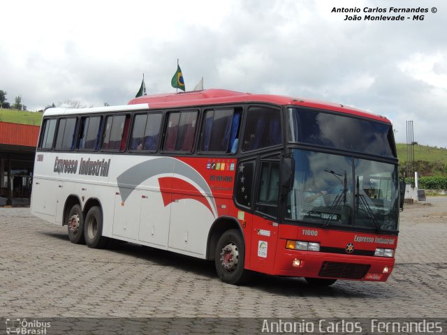 Expresso Industrial Turismo 11000 na cidade de João Monlevade, Minas Gerais, Brasil, por Antonio Carlos Fernandes. Número da foto: #2109685.