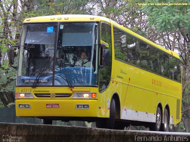 Viação Itapemirim 45313 na cidade de São Paulo, São Paulo, Brasil, por Fernando Antunes. Número da foto: #2111486.