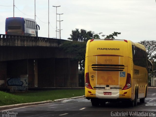 Viação Itapemirim 60023 na cidade de Vitória, Espírito Santo, Brasil, por Gabriel Valladares. Número da foto: #2111161.