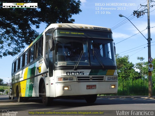 Empresa Gontijo de Transportes 8885 na cidade de Belo Horizonte, Minas Gerais, Brasil, por Valter Francisco. ID da foto: 2109740.