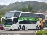 Empresa União de Transportes 4185 na cidade de Florianópolis, Santa Catarina, Brasil, por Henrique Moreira Rodrigues. Número da foto: #:id.