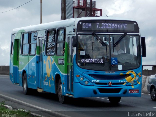 Unimar Transportes 21362 na cidade de Vitória, Espírito Santo, Brasil, por Lucas Leite. Número da foto: #2112908.
