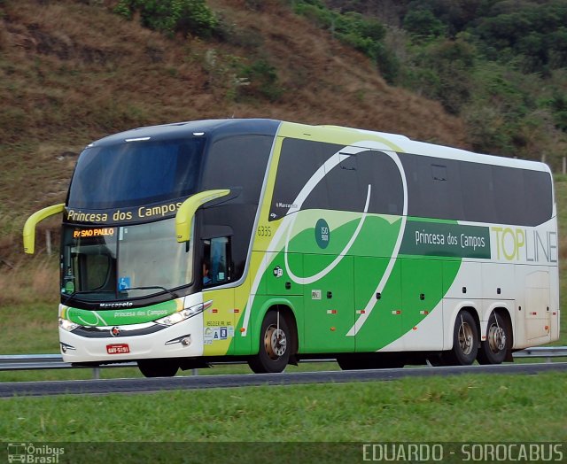 Expresso Princesa dos Campos 6335 na cidade de Sorocaba, São Paulo, Brasil, por EDUARDO - SOROCABUS. Número da foto: #2111643.