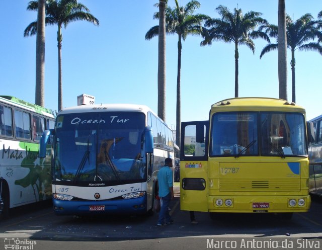 Manto Azul Turismo 12787 na cidade de Aparecida, São Paulo, Brasil, por Marco Antonio da Silva. Número da foto: #2112215.