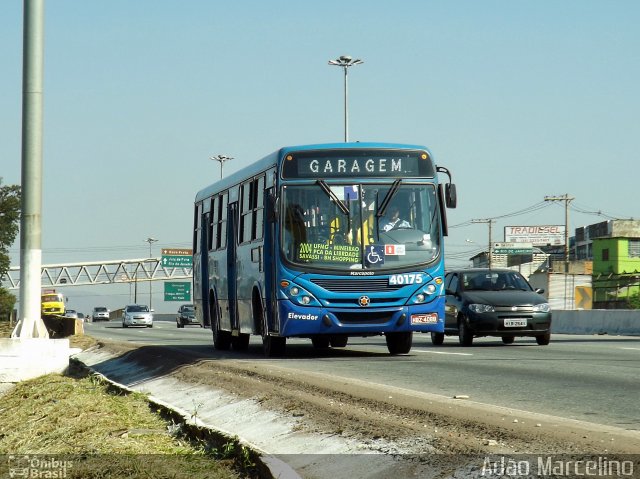 Viação Anchieta 40175 na cidade de Belo Horizonte, Minas Gerais, Brasil, por Adão Raimundo Marcelino. Número da foto: #2112965.