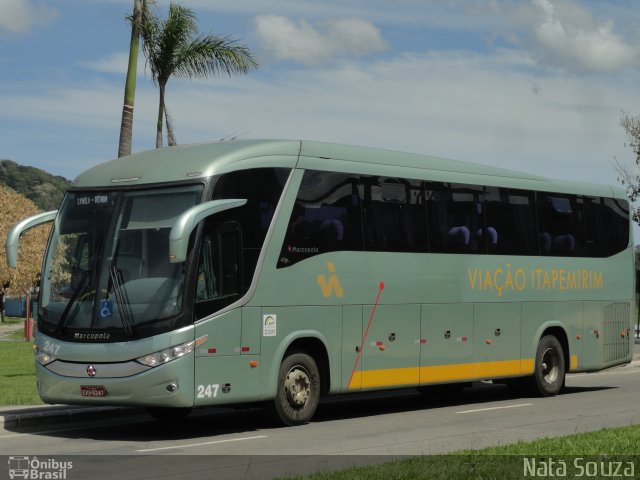 Viação Itapemirim 247 na cidade de Vitória, Espírito Santo, Brasil, por Natã  Souza. Número da foto: #2112761.