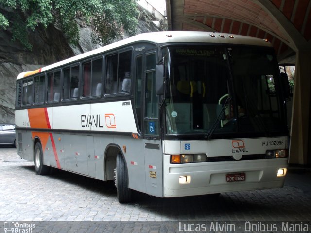 Evanil Transportes e Turismo RJ 132.085 na cidade de Barra Mansa, Rio de Janeiro, Brasil, por Lucas Alvim. ID da foto: 2111522.