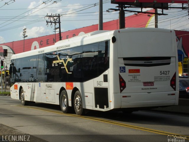 Metra - Sistema Metropolitano de Transporte 5427 na cidade de Diadema, São Paulo, Brasil, por Luis Nunez. ID da foto: 2113130.