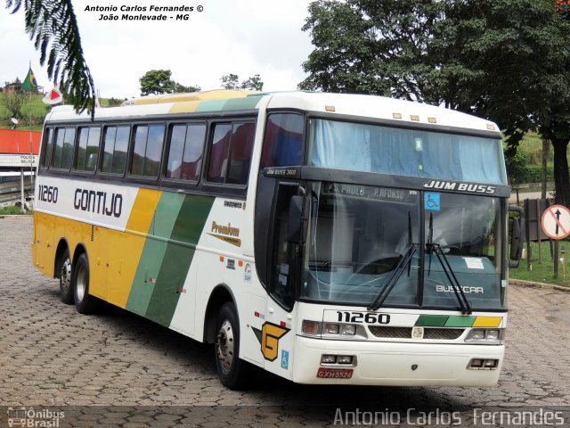 Empresa Gontijo de Transportes 11260 na cidade de João Monlevade, Minas Gerais, Brasil, por Antonio Carlos Fernandes. ID da foto: 2111755.