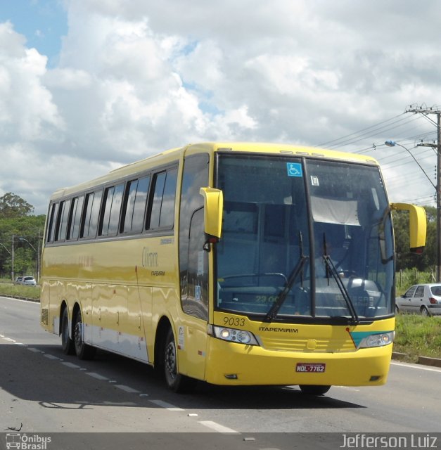 Viação Itapemirim 9033 na cidade de Vila Velha, Espírito Santo, Brasil, por J.  Luiz. Número da foto: #2111618.