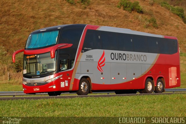 Viação Ouro Branco 16884 na cidade de Sorocaba, São Paulo, Brasil, por EDUARDO - SOROCABUS. Número da foto: #2113668.