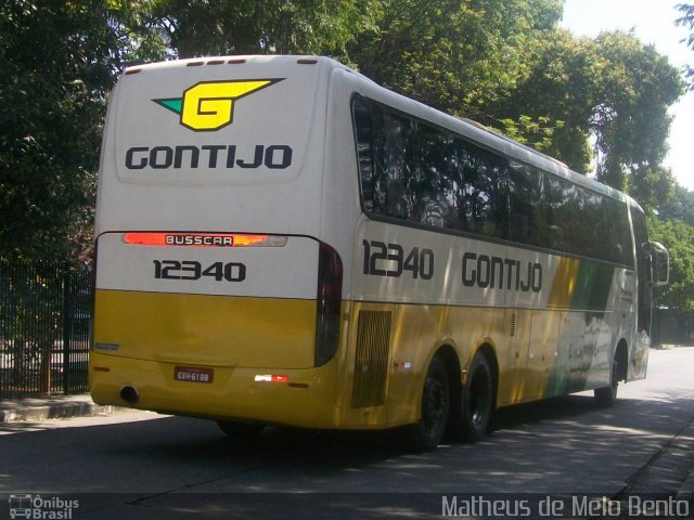 Empresa Gontijo de Transportes 12340 na cidade de São Paulo, São Paulo, Brasil, por Matheus de Melo Bento. Número da foto: #2114509.
