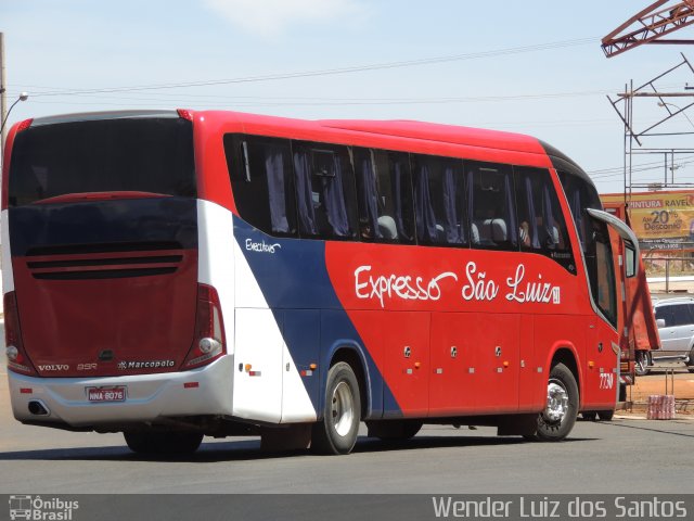 Expresso São Luiz 7730 na cidade de Primavera do Leste, Mato Grosso, Brasil, por Wender Luiz dos Santos. Número da foto: #2114159.