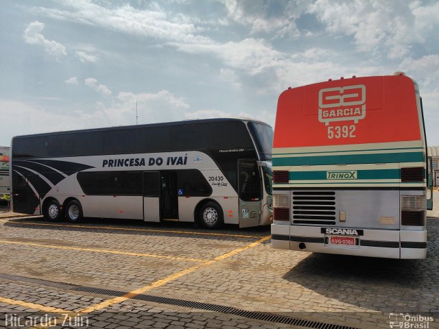 Viação Garcia 5392 na cidade de Londrina, Paraná, Brasil, por Ricardo Zuin. Número da foto: #2116165.