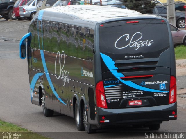 Empresa de Ônibus Nossa Senhora da Penha 52014 na cidade de Fazenda Rio Grande, Paraná, Brasil, por Sidnei Machado Strujak. Número da foto: #2116554.