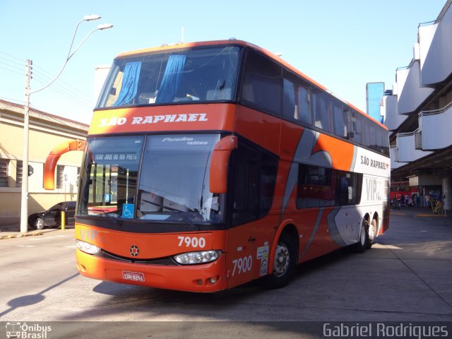 Viação São Raphael 7900 na cidade de São José do Rio Preto, São Paulo, Brasil, por Gabriel Rodrigues. ID da foto: 2115675.