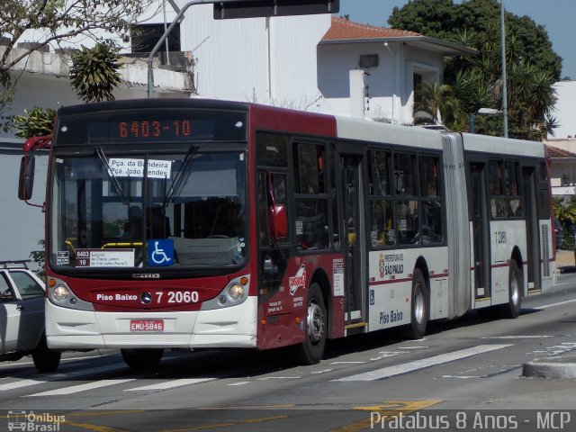 Viação Campo Belo 7 2060 na cidade de São Paulo, São Paulo, Brasil, por Cristiano Soares da Silva. Número da foto: #2116783.