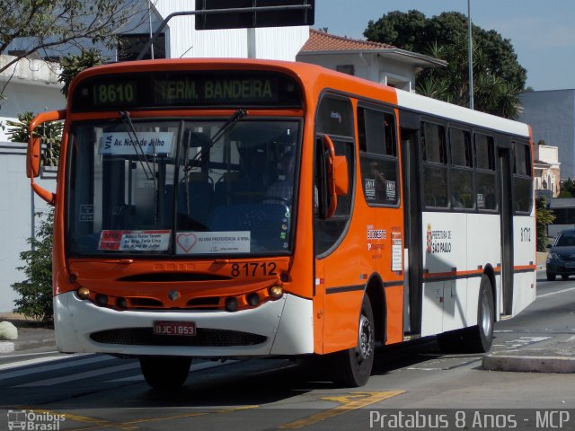 TRANSPPASS - Transporte de Passageiros 8 1712 na cidade de São Paulo, São Paulo, Brasil, por Cristiano Soares da Silva. ID da foto: 2116761.