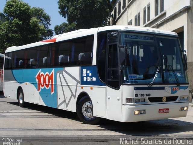 Auto Viação 1001 RJ 108.140 na cidade de Rio de Janeiro, Rio de Janeiro, Brasil, por Michel Soares da Rocha. Número da foto: #2116921.