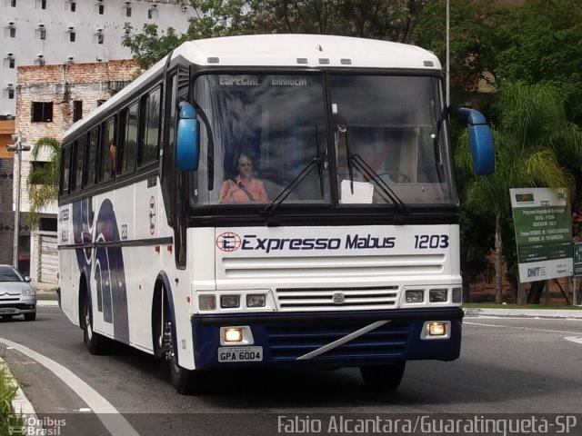 Ônibus Particulares 1203 na cidade de Aparecida, São Paulo, Brasil, por Fabio Alcantara. ID da foto: 2115831.