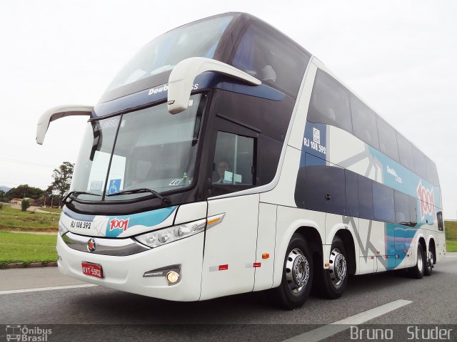 Auto Viação 1001 RJ 108.592 na cidade de Roseira, São Paulo, Brasil, por Bruno   Studer. Número da foto: #2115697.